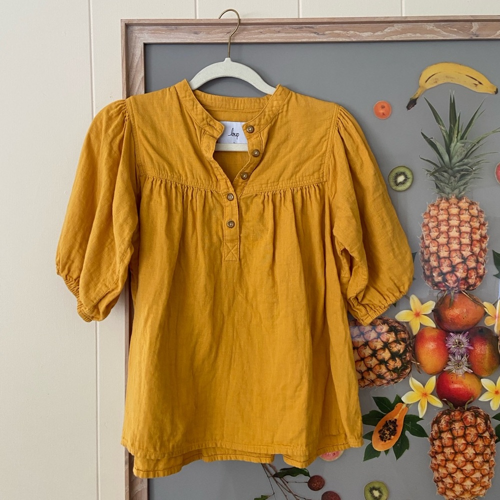 Grace Top in Mustard